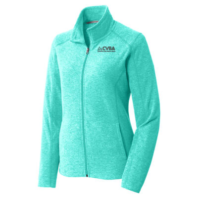 Port Authority Women's Heather Microfleece Full Zip Jacket Thumbnail